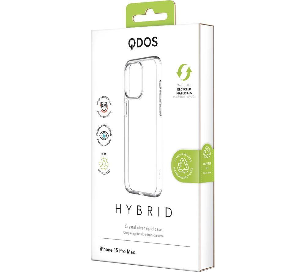 QDOS Hybrid iPhone 15 Pro Max Case - Clear image number 8 of 8