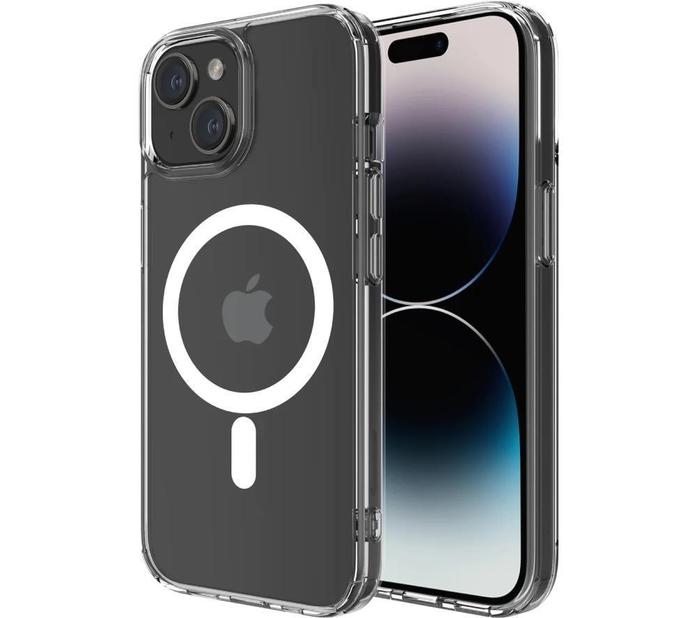 QDOS HYBRID FORCE + SNAP Magsafe iPhone 15 Case - Clear image number 4 of 8