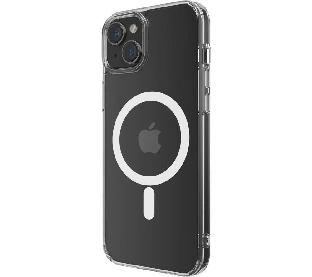 QDOS HYBRID FORCE + SNAP MagSafe iPhone 15 Plus Case - Clear image number 2 of 8