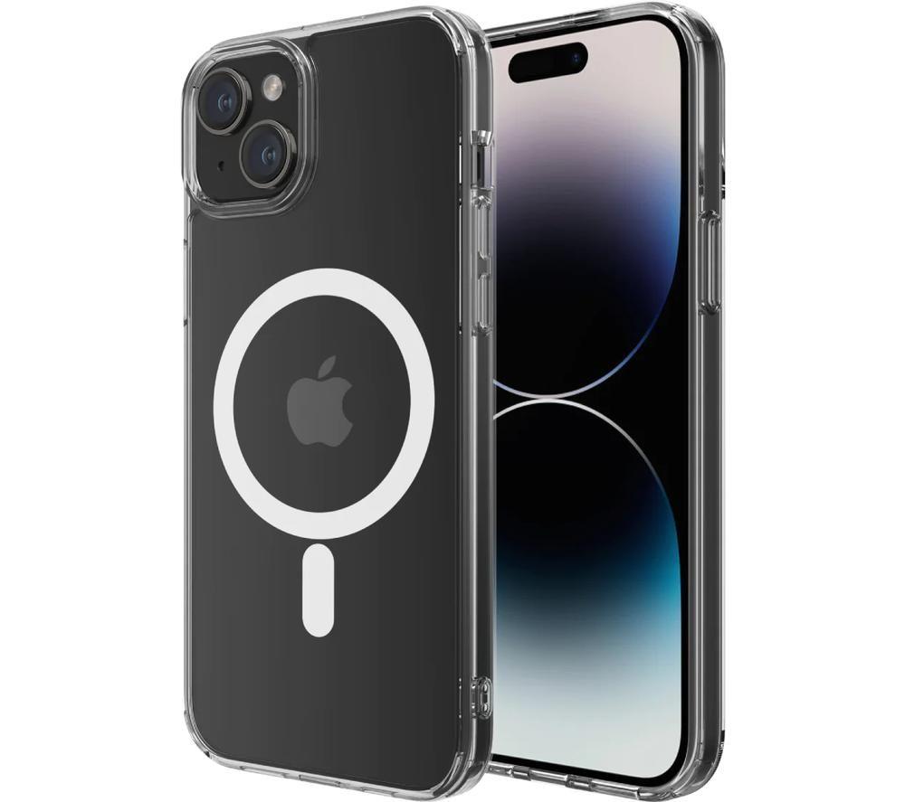 QDOS HYBRID FORCE + SNAP MagSafe iPhone 15 Plus Case - Clear image number 4 of 8