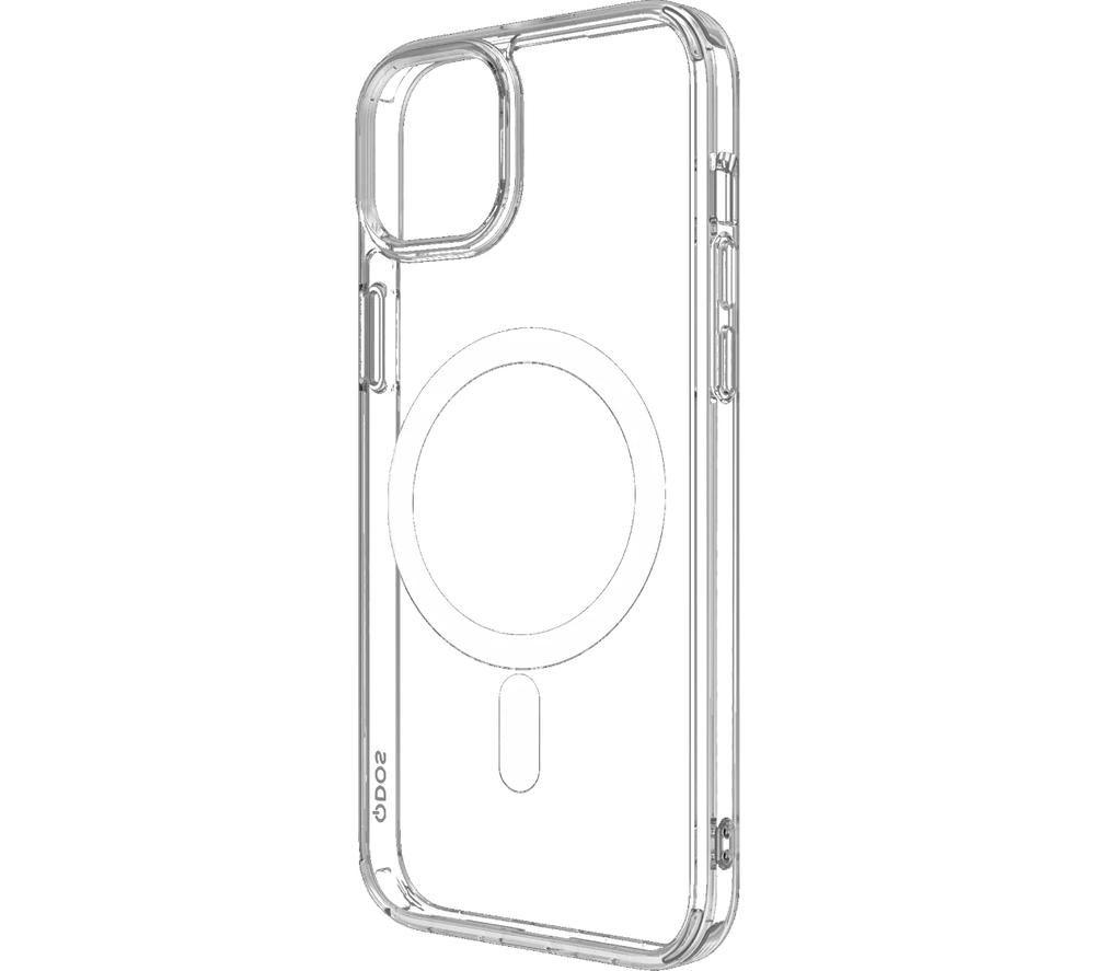 QDOS HYBRID FORCE + SNAP MagSafe iPhone 15 Plus Case - Clear image number 6 of 8