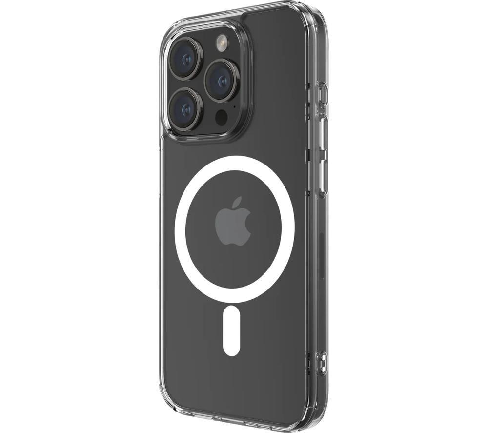 QDOS Hybrid Force + Snap iPhone 15 Pro Case with MagSafe - Clear image number 2 of 8