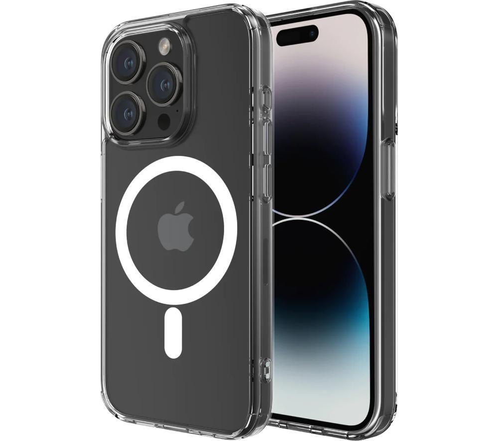 QDOS Hybrid Force + Snap iPhone 15 Pro Case with MagSafe - Clear image number 4 of 8