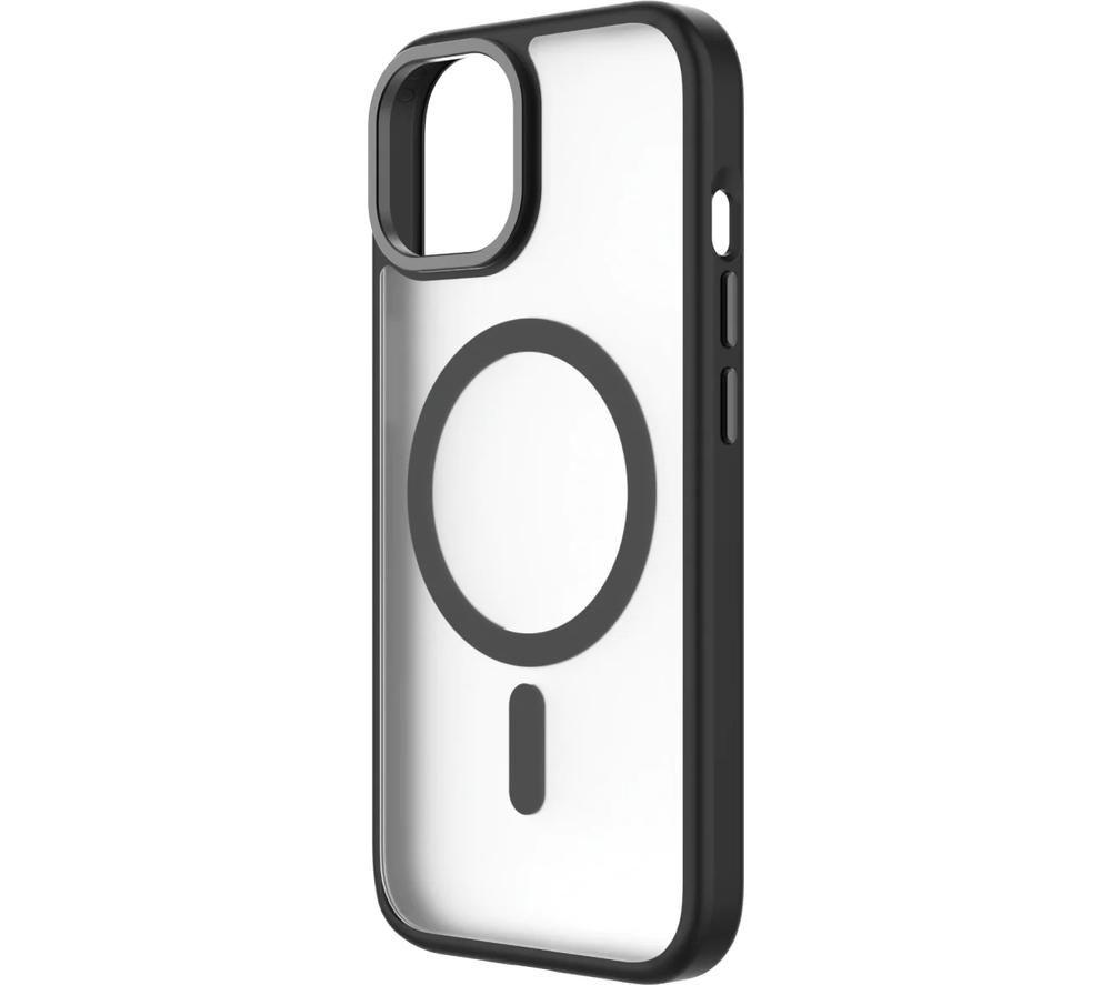 QDOS HYBRID SOFT + SNAP MagSafe iPhone 15 Case - Clear & Black image number 6 of 9