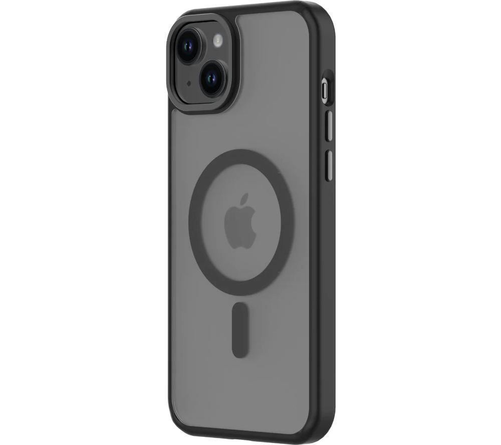 QDOS HYBRID SOFT + SNAP MagSafe iPhone 15 Plus Case - Clear & Black image number 2 of 9