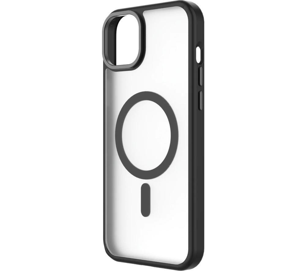 QDOS HYBRID SOFT + SNAP MagSafe iPhone 15 Plus Case - Clear & Black image number 6 of 9