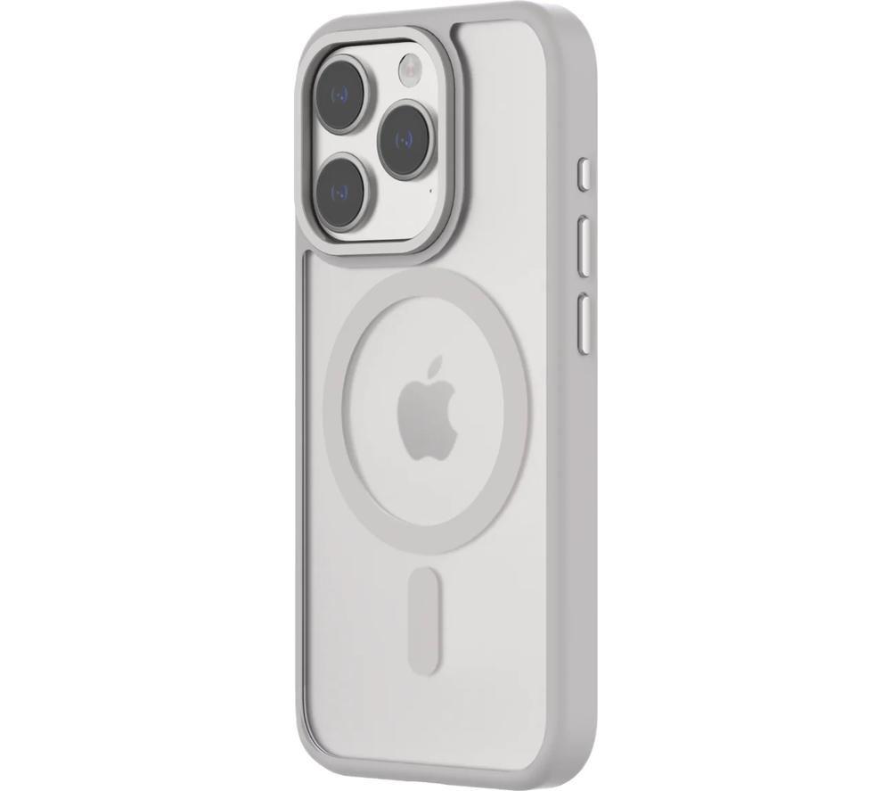 QDOS HYBRID SOFT + SNAP MagSafe iPhone 15 Pro Case - Clear & Natural Titanium image number 2 of 8
