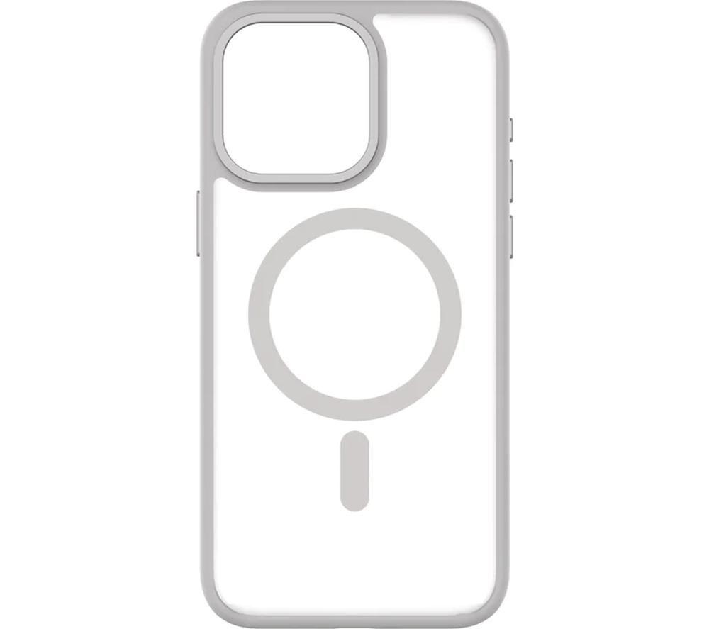 QDOS HYBRID SOFT + SNAP MagSafe iPhone 15 Pro Case - Clear & Natural Titanium image number 5 of 8