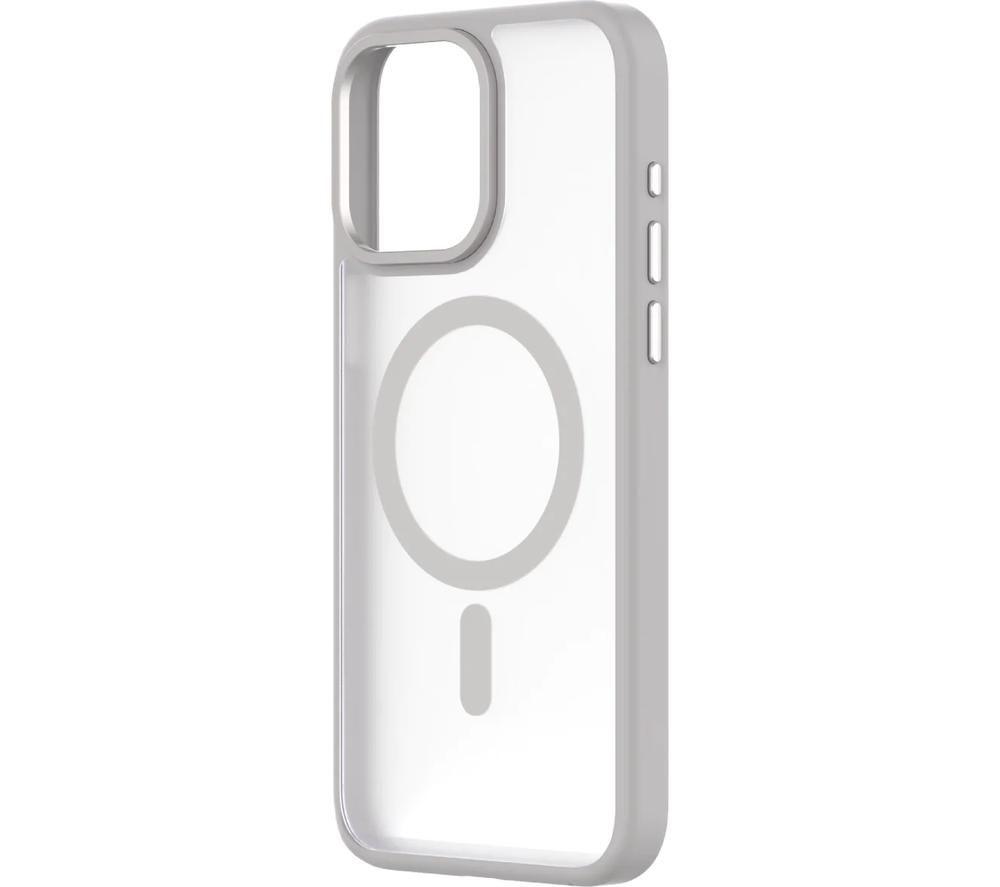 QDOS HYBRID SOFT + SNAP MagSafe iPhone 15 Pro Case - Clear & Natural Titanium image number 6 of 8