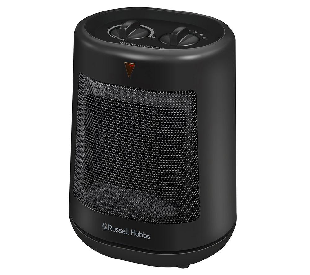 RUSSELL HOBBS RHFH1008B Portable Hot & Cool Ceramic Fan Heater - Black image number 9 of 12