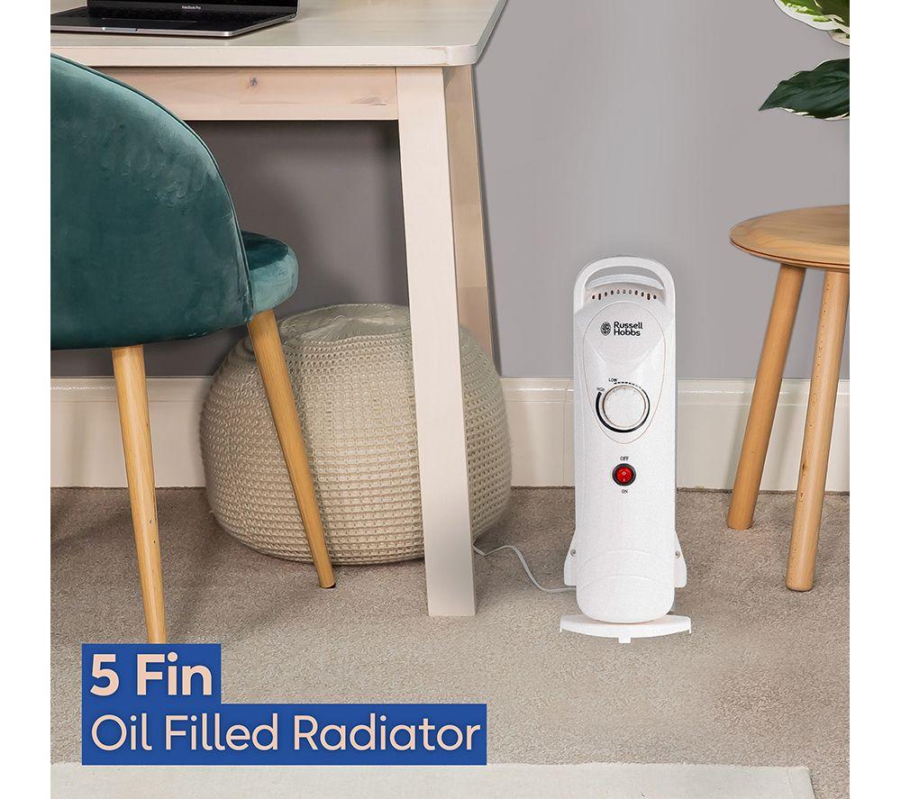 RUSSELL HOBBS RHOFR3001W Portable Oil-Filled Radiator - White image number 6 of 12