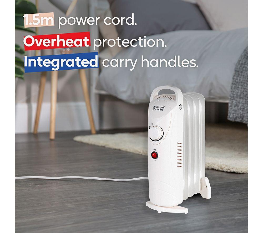 RUSSELL HOBBS RHOFR3001W Portable Oil-Filled Radiator - White image number 7 of 12