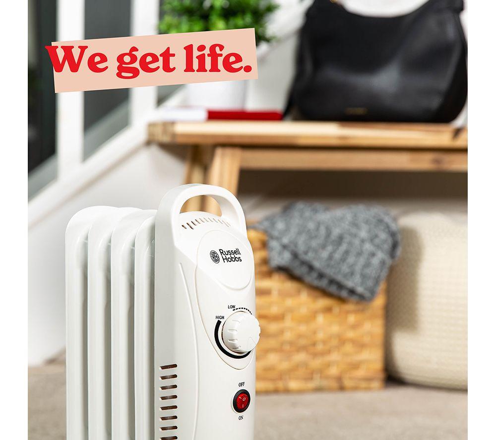 RUSSELL HOBBS RHOFR3001W Portable Oil-Filled Radiator - White image number 11 of 12