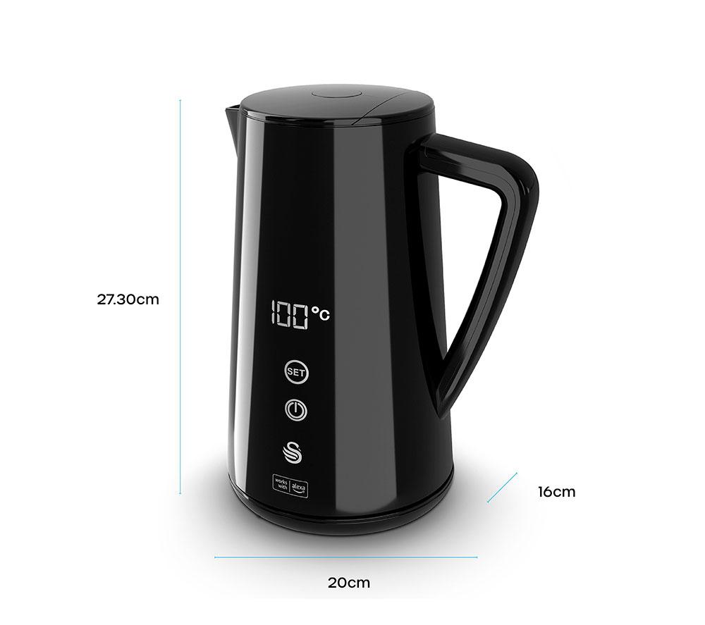 SWAN SK14650BLKN Smart Jug Kettle - Black image number 6 of 17