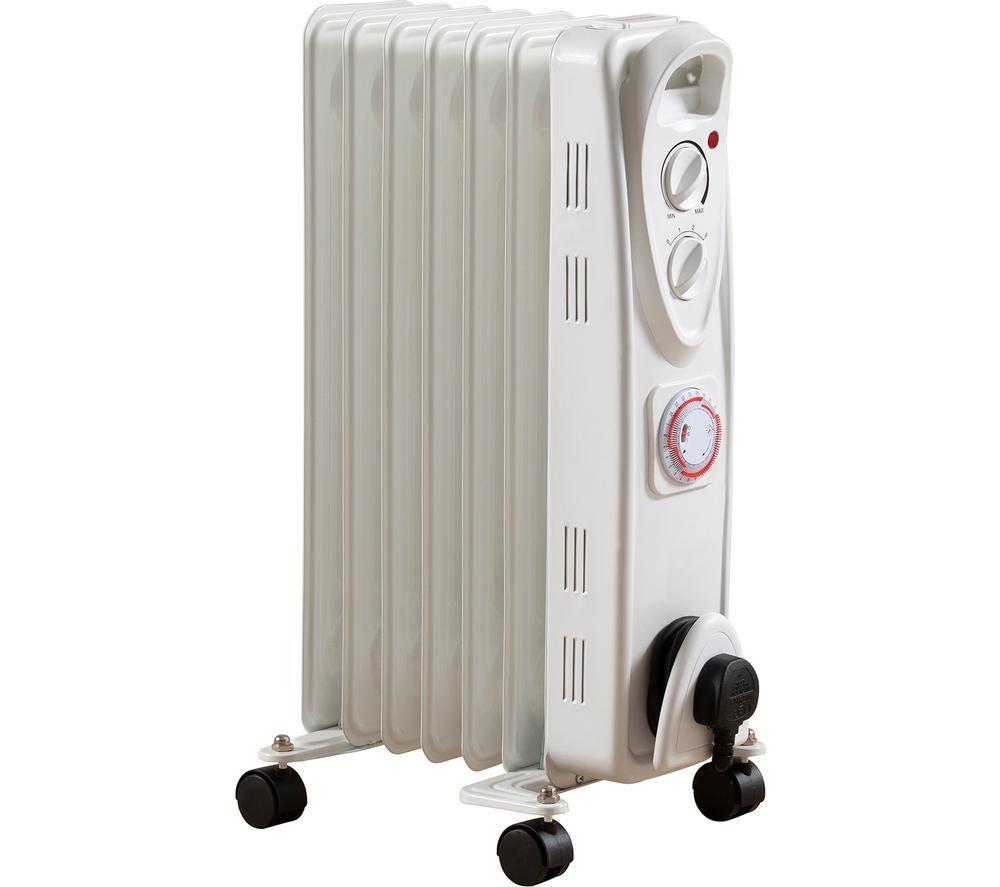 Buy DAEWOO HEA1894GE Portable Oil-Filled Radiator - White | Currys