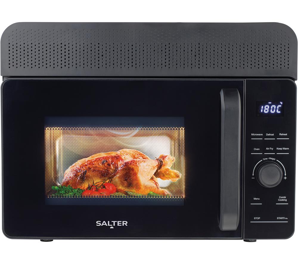 Salter DuoWave Air Fryer EK5654 Combination Microwave - Black, Black