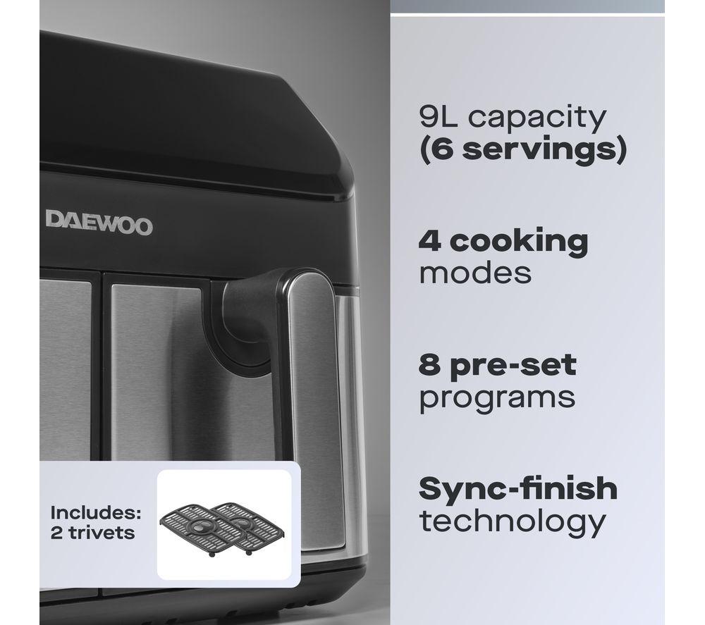 DAEWOO SDA2616GE Air Fryer - Black image number 2 of 6