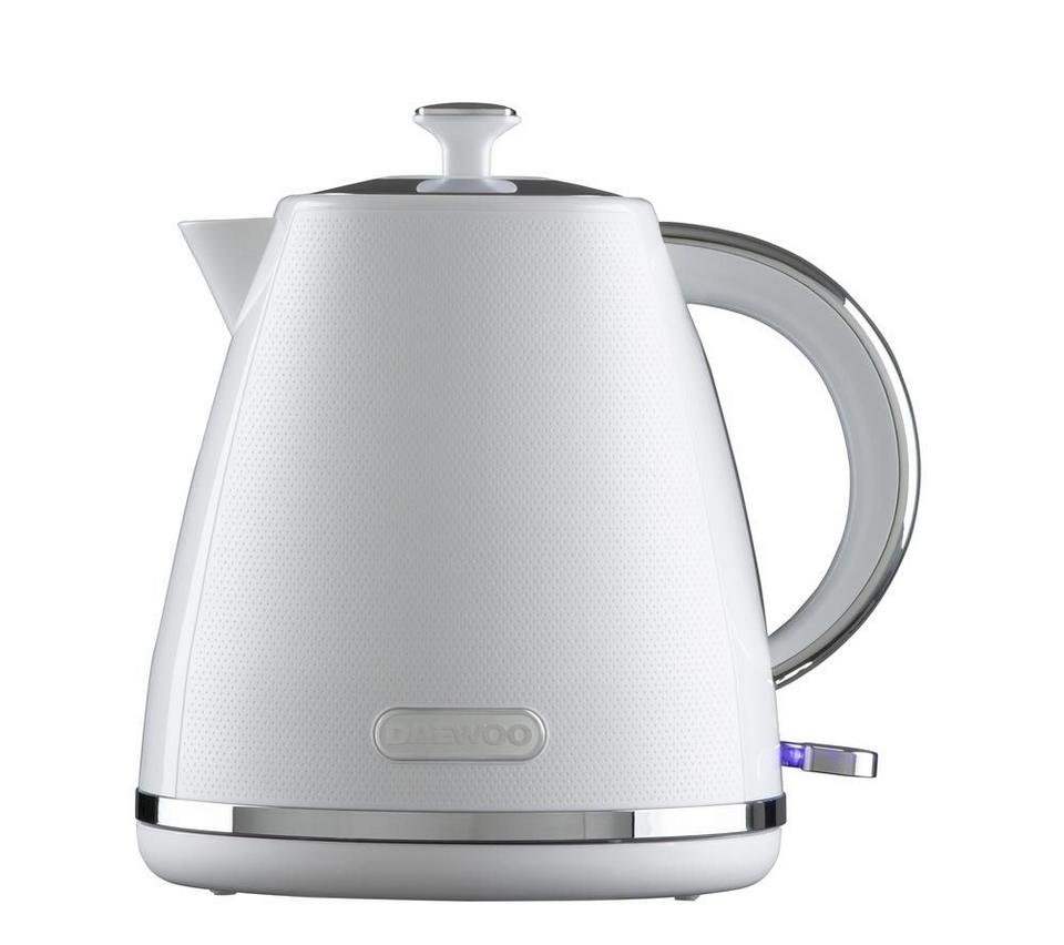 DAEWOO Stirling SDA2623GE Pyramid Kettle - White