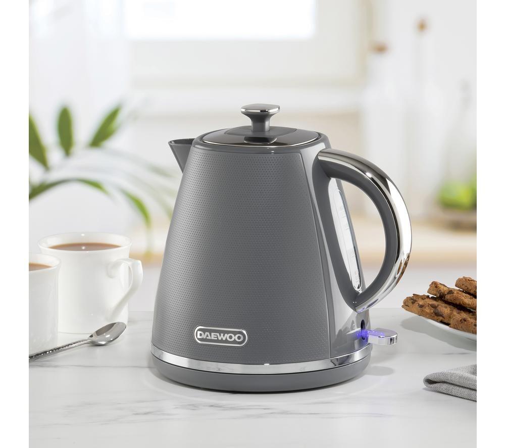 DAEWOO Stirling SDA2625GE Pyramid Kettle - Grey image number 3 of 3