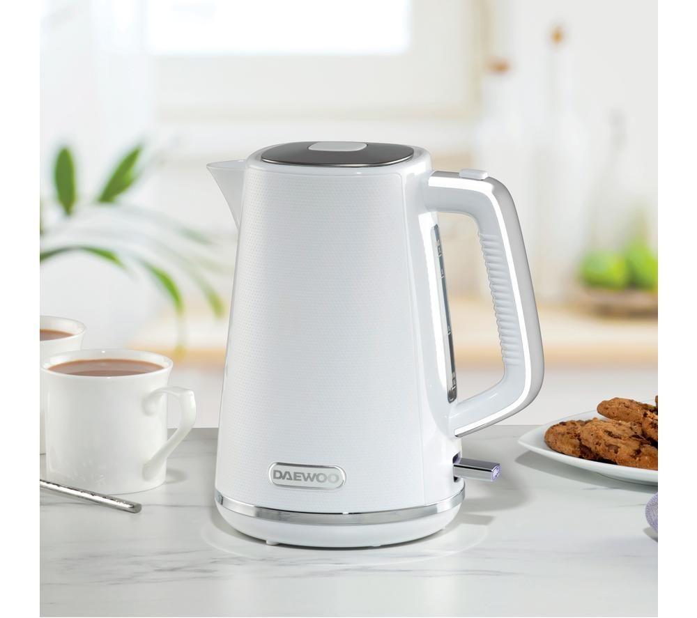 DAEWOO Stirling SDA2629GE Jug Kettle - White image number 2 of 2