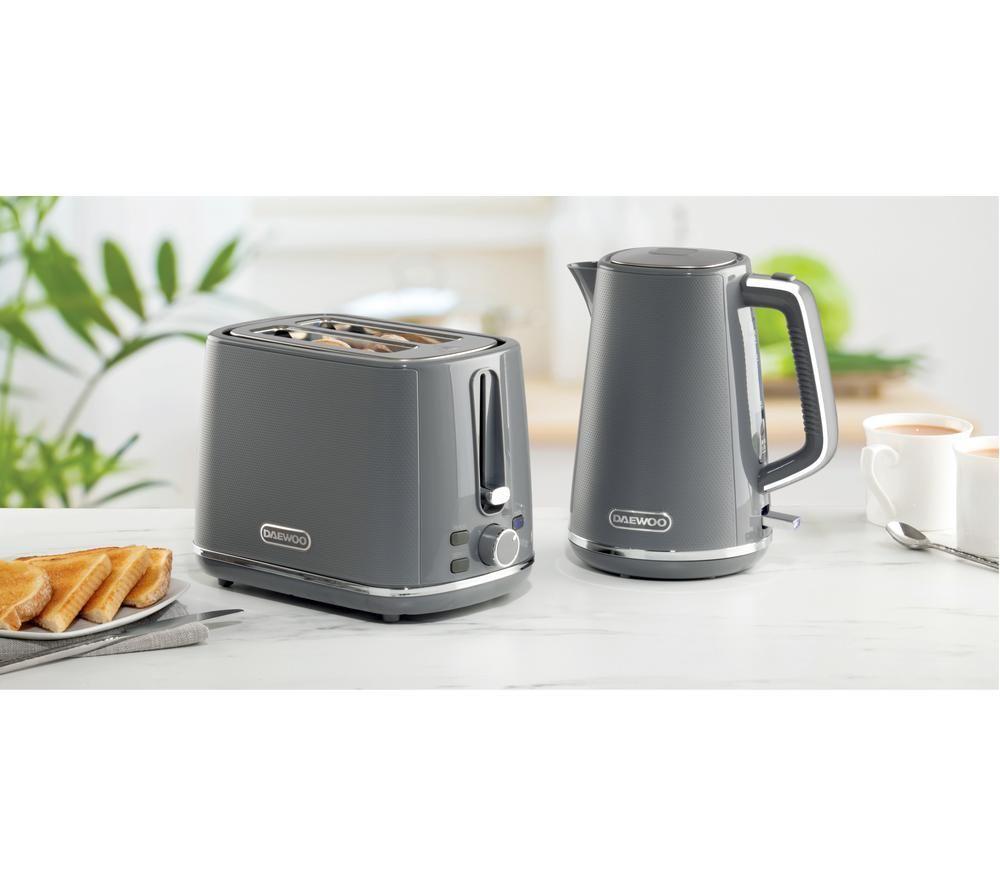 DAEWOO Stirling SDA2631GE Jug Kettle - Grey image number 3 of 4