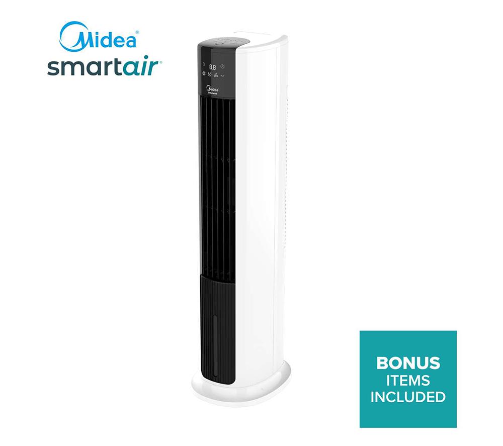 MIDEA SmartAir Fast Chill Tower XL Fan & Air Cooler  White review
