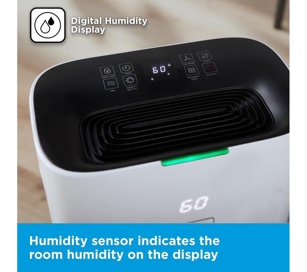 BLACK + DECKER BXEH60014GB Dehumidifier - White image number 7 of 13