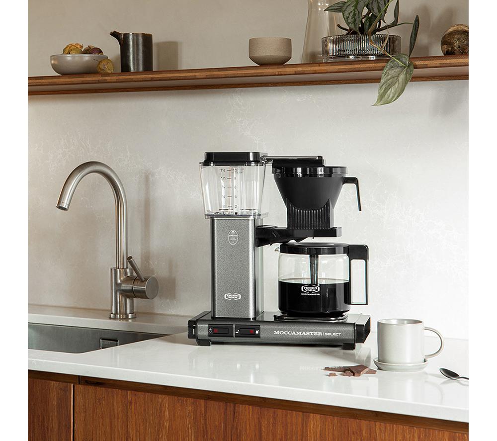 MOCCAMASTER KBG Select 53811 Filter Coffee Machine - Stone Grey image number 5 of 7