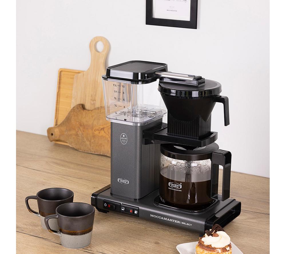 MOCCAMASTER KBG Select 53811 Filter Coffee Machine - Stone Grey image number 6 of 7