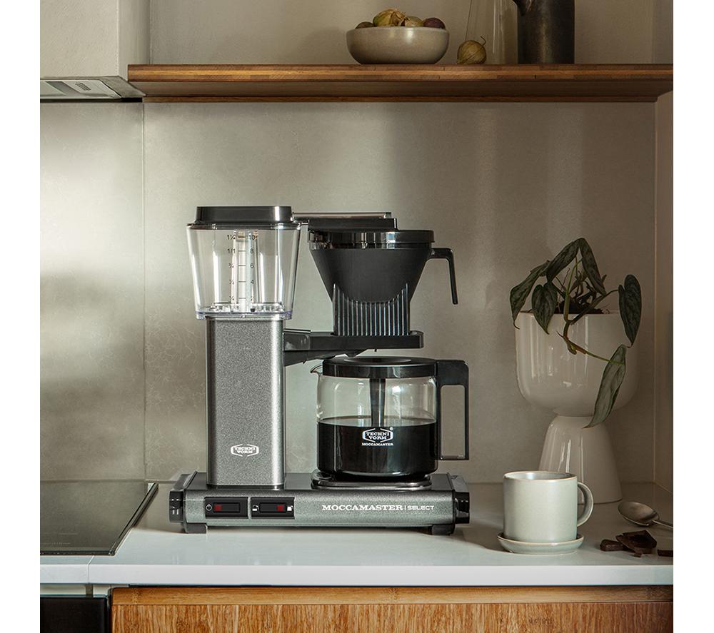 MOCCAMASTER KBG Select 53811 Filter Coffee Machine - Stone Grey image number 7 of 7
