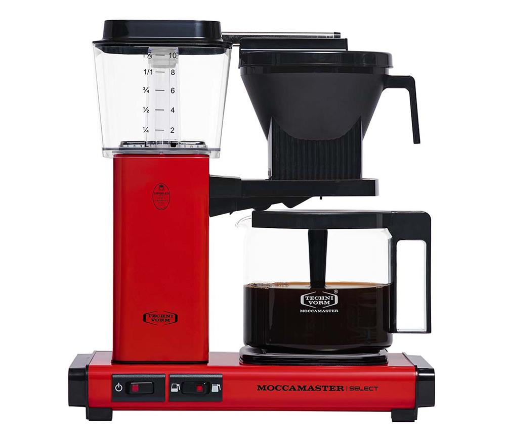 MOCCAMASTER KBG Select 53819 Filter Coffee Machine - Red, Red