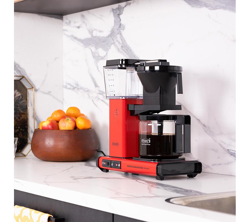 Buy MOCCAMASTER KBG Select 53819 Filter Coffee Machine - Red | Currys