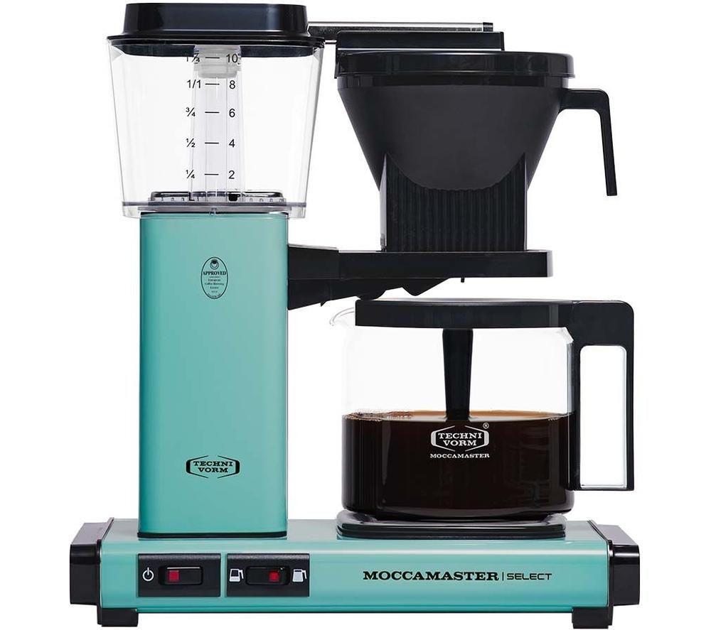 MOCCAMASTER KBG Select 53812 Filter Coffee Machine - Turquoise, Blue,Green