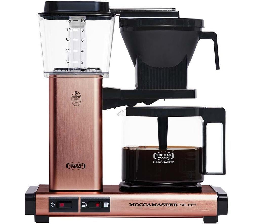 MOCCAMASTER KBG Select 53802 Filter Coffee Machine - Copper, Gold,Brown