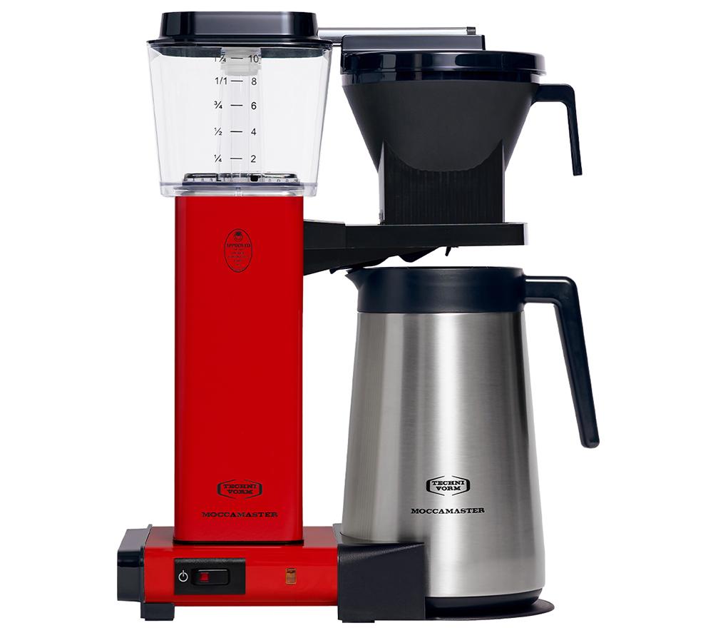 MOCCAMASTER KBGT 79327 Filter Coffee Machine - Red, Red
