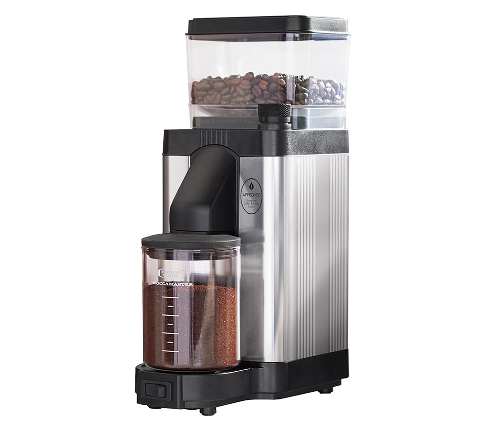 MOCCAMASTER KM5 Coffee Grinder - Polished Silver