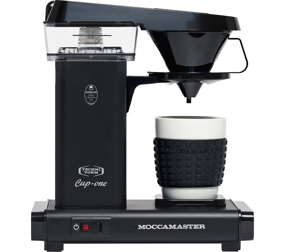 MOCCAMASTER Cup-One 69624 Filter Coffee Machine - Matte Black, Black