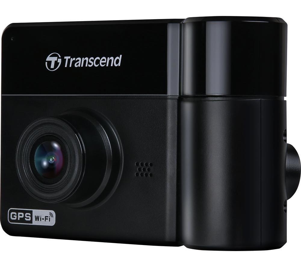 Transcend DrivePro 250 Dash Camera with STARVIS high-sensitivity image sensor, Built-in GPS, WI-FI and Battery with Parking mode and time-lapse video TS-DP250A-32G