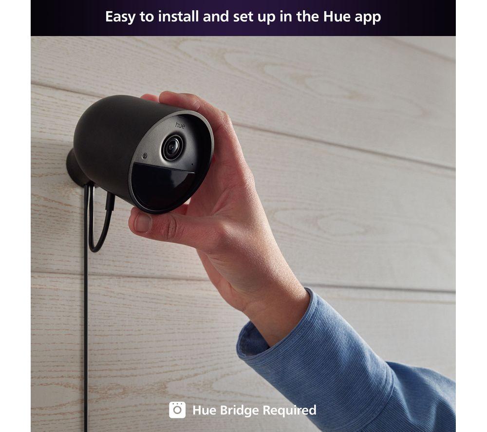 PHILIPS HUE Secure Wired Full HD 1080p WiFi Security Camera - White image number 5 of 12