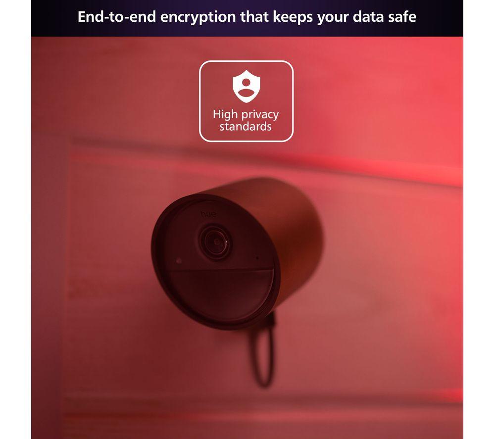 PHILIPS HUE Secure Wired Full HD 1080p WiFi Security Camera - White image number 7 of 12