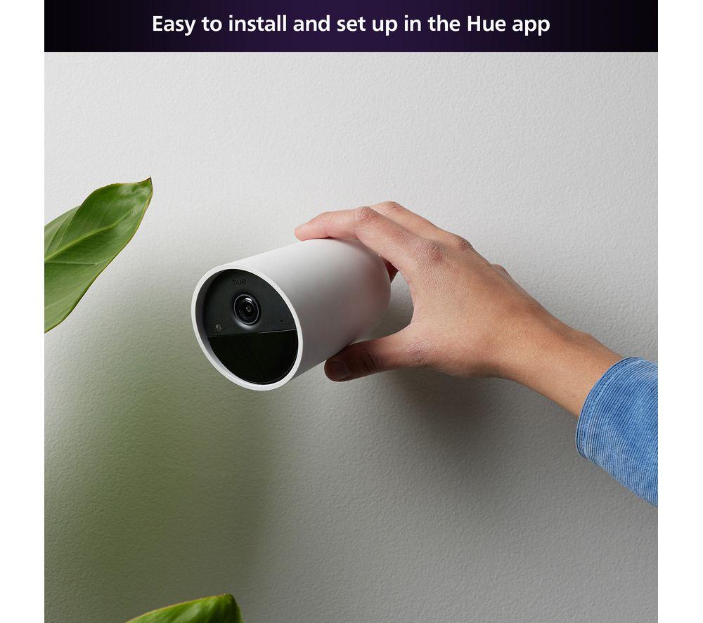 PHILIPS HUE Secure Battery Full HD 1080p WiFi Security Camera - White image number 13 of 14