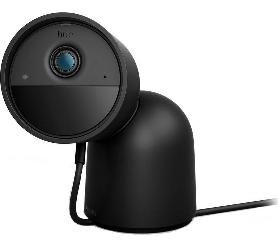 PHILIPS HUE Wired Security Desktop Full HD 1080p WiFi Security Camera - Black