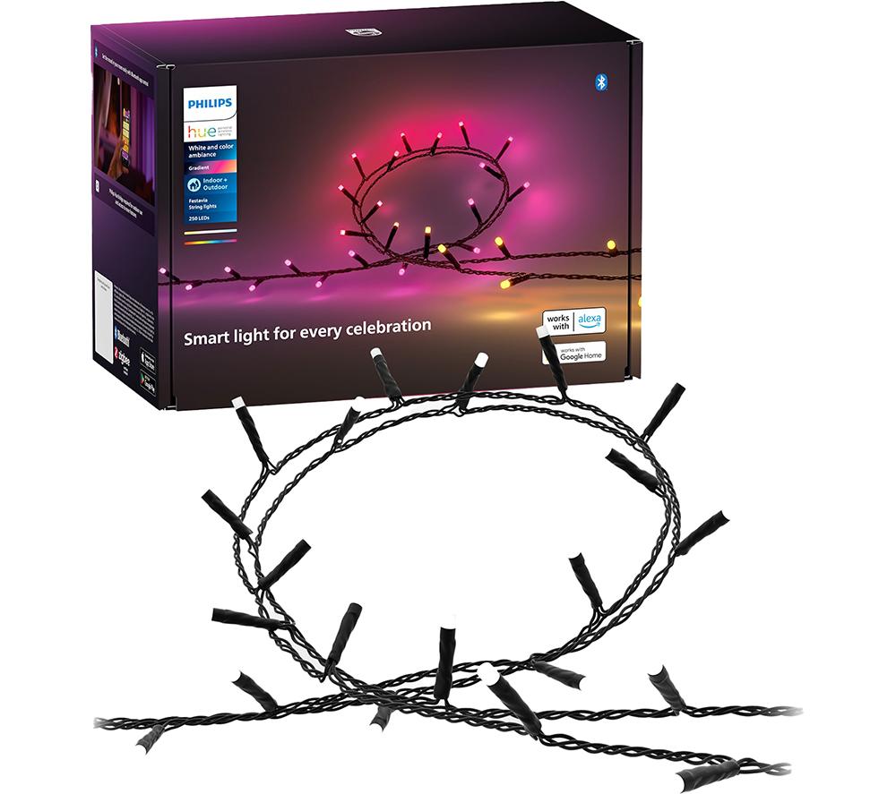 PHILIPS HUE Festavia Smart LED Colour String Lights - 250 mini LEDs, 20 m thumbnail