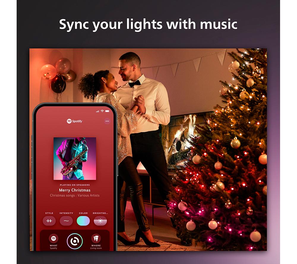 PHILIPS HUE Festavia Smart LED Colour String Lights - 250 mini LEDs, 20 m image number 6 of 16