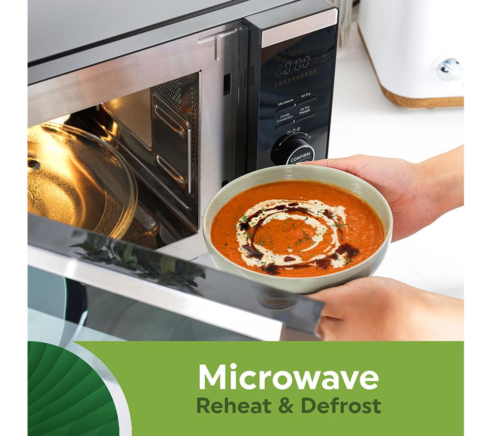 SALTER DuoWave Air Fryer EK5817 Combination Microwave - Black & Stainless Steel image number 5 of 8