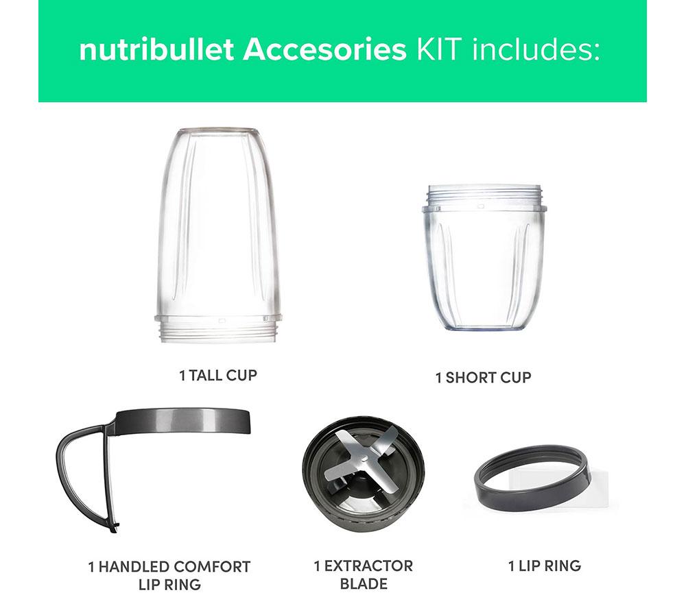 NUTRIBULLET Deluxe Accessory Kit - Black & Clear image number 3 of 7