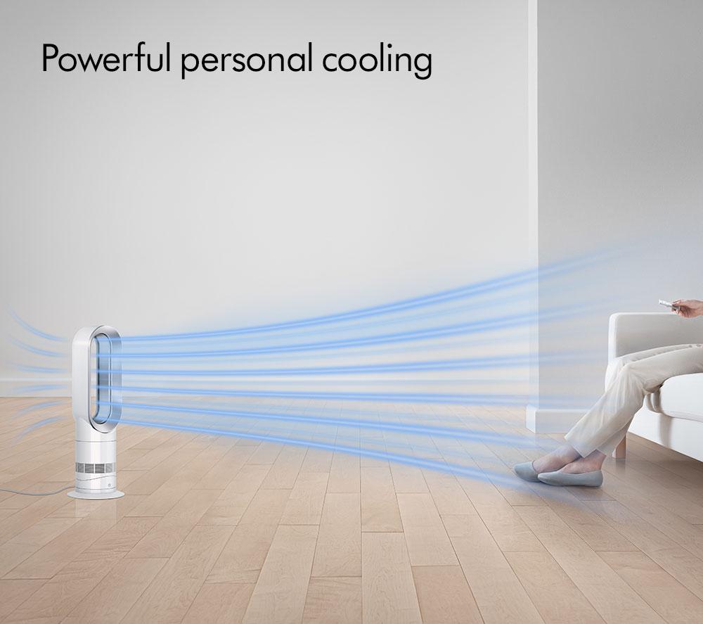Buy DYSON AM09 Hot+Cool™ Jet Focus White Currys