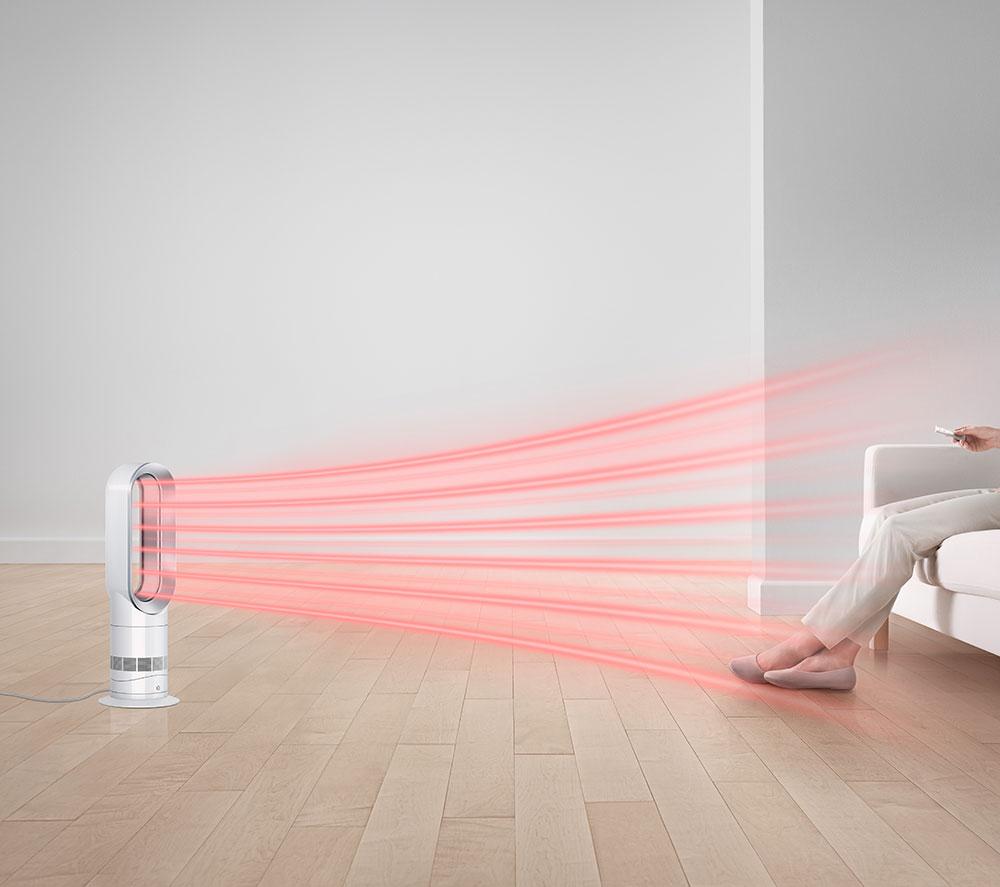 Buy DYSON AM09 Hot+Cool™ Jet Focus - White | Currys