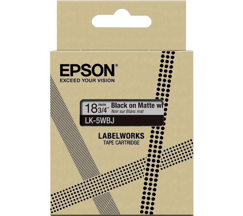 EPSON LK-5WBJ 18 mm Blank Tape