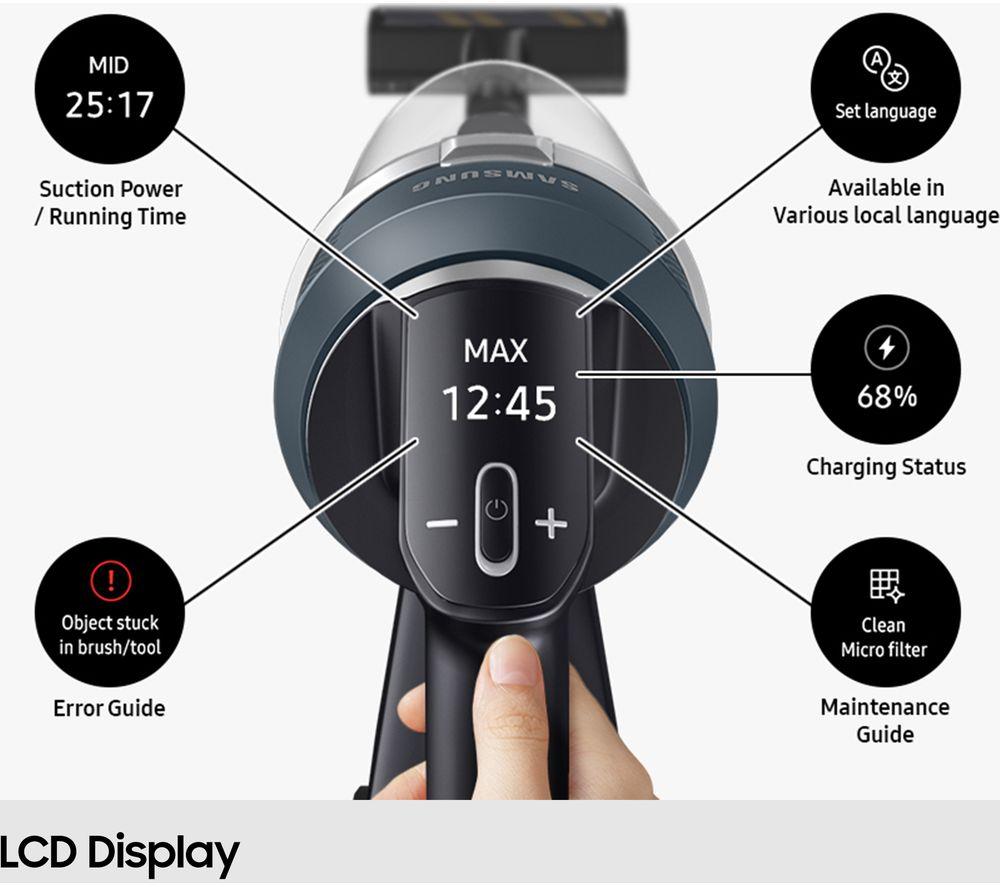 SAMSUNG Jet 85 Pet Max 210W VS20C8522TN/EU Cordless Vacuum Cleaner with Pet Tool+ - Green image number 7 of 14